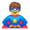 Émoji 🦸‍♂️ Super-héros Homme sur Samsung One UI 6.1.