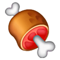 Emoji 🍖 Carne su Samsung One UI 6.1.