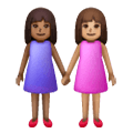 👩🏾‍🤝‍👩🏽 Emoji händchenhaltende Frauen: mitteldunkle Hautfarbe, mittlere Hautfarbe Samsung One UI 6.1.