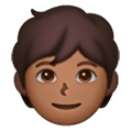 🧑🏾 Emoji Pessoa: Pele Morena Escura na Samsung One UI 6.1.