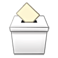 ☐ Emoji Urne mit Wahlzettel Samsung One UI 6.1.