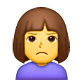 Emoji 🙎‍♀️ Donna Imbronciata su Samsung One UI 6.1.