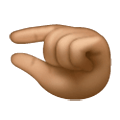 🤏🏽 Emoji Wenig-Geste: mittlere Hautfarbe Samsung One UI 6.1.