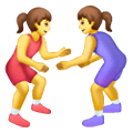 🤼‍♀️ Emoji Mujeres Luchando en Samsung One UI 6.1.