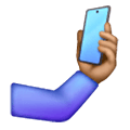 Emoji 🤳🏽 Selfie: Carnagione Olivastra su Samsung One UI 6.1.