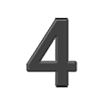 Emoji 4️ Cifra quattro su Samsung One UI 6.1.