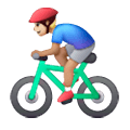 🚴🏼‍♂️ Emoji Hombre En Bicicleta: Tono De Piel Claro Medio en Samsung One UI 6.1.