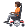 🧑🏾‍🦼 Emoji Pessoa Em Cadeira De Rodas Motorizada: Pele Morena Escura na Samsung One UI 6.1.