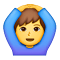 🙆‍♂️ Emoji Hombre Haciendo El Gesto De «de Acuerdo» en Samsung One UI 6.1.
