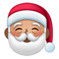 🎅🏽 Emoji Papai Noel: Pele Morena na Samsung One UI 6.1.