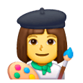Emoji 👩‍🎨 Artista Donna su Samsung One UI 6.1.