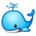 Emoji 🐳 Balena Che Spruzza Acqua su Samsung One UI 6.1.