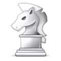 ♘ Emoji Cavalo de xadrez branco na Samsung One UI 6.1.