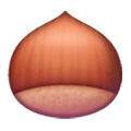 Emoji 🌰 Castagna su Samsung One UI 6.1.