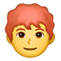 Émoji 👨‍🦰 Homme : Cheveux Roux sur Samsung One UI 6.1.