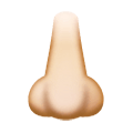Emoji 👃🏻 Naso: Carnagione Chiara su Samsung One UI 6.1.