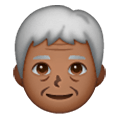 🧓🏾 Emoji Persona Adulta Madura: Tono De Piel Oscuro Medio en Samsung One UI 6.1.