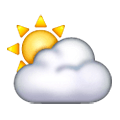 ⛅ Emoji Sol Detrás De Una Nube en Samsung One UI 6.1.