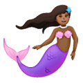 🧜🏾‍♀️ Emoji Sirena: Tono De Piel Oscuro Medio en Samsung One UI 6.1.