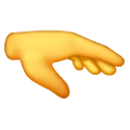 Emoji 🫳 Palmo İn Giù su Samsung One UI 6.1.