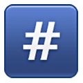 Emoji #️⃣ Tasto: # su Samsung One UI 6.1.