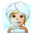 Emoji 🧖🏼‍♀️ Donna In Sauna: Carnagione Abbastanza Chiara su Samsung One UI 6.1.