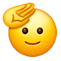 🫡 Emoji Rosto Saudando na Samsung One UI 6.1.