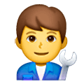 Emoji 👨‍🔧 Meccanico Uomo su Samsung One UI 6.1.