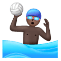 🤽🏿‍♂️ Emoji Homem Jogando Polo Aquático: Pele Escura na Samsung One UI 6.1.