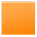 🟧 Emoji oranges Viereck Samsung One UI 6.1.