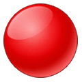 🔴 Emoji Círculo Rojo Grande en Samsung One UI 6.1.