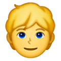 👱 Emoji Person: blondes Haar Samsung One UI 6.1.