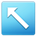 Emoji ↖️ Freccia In Alto A Sinistra su Samsung One UI 6.1.