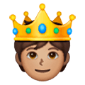 🫅🏽 Emoji Persona Con Corona: Tono De Piel Medio en Samsung One UI 6.1.