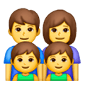 👨‍👩‍👦‍👦 Emoji Familie: Mann, Frau, Junge und Junge Samsung One UI 6.1.