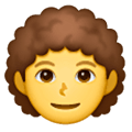 Émoji 🧑‍🦱 Adulte : Cheveux Bouclés sur Samsung One UI 6.1.