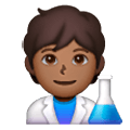Emoji 🧑🏾‍🔬 Persona Che Lavora In Campo Scientifico: Carnagione Abbastanza Scura su Samsung One UI 6.1.