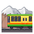 🚞 Emoji Estrada De Ferro Na Montanha na Samsung One UI 6.1.