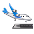 Émoji 🛬 Avion à L’atterrissage sur Samsung One UI 6.1.