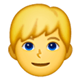 👱‍♂️ Emoji Homem: Cabelo Loiro na Samsung One UI 6.1.