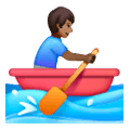 🚣🏾‍♂️ Emoji Mann im Ruderboot: mitteldunkle Hautfarbe Samsung One UI 6.1.