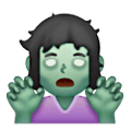 Emoji 🧟‍♀️ Zombie Donna su Samsung One UI 6.1.