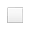 ◽ Emoji Cuadrado Blanco Mediano-pequeño en Samsung One UI 6.1.