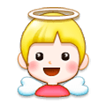 👼 Emoji Bebé ángel en Samsung TouchWiz Nature UX 2.
