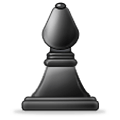 ♝ Emoji Alfil negro de ajedrez en Samsung TouchWiz Nature UX 2.
