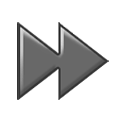 Emoji ⏩ Pulsante Di Avanzamento Rapido su Samsung TouchWiz Nature UX 2.