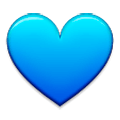 Emoji 💙 Cuore Azzurro su Samsung TouchWiz Nature UX 2.