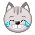 😹 Emoji Gato Llorando De Risa en Samsung TouchWiz Nature UX 2.