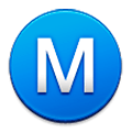 Ⓜ️ Emoji Círculo Com A Letra M na Samsung TouchWiz Nature UX 2.