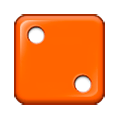 Emoji ⚁ Dado-2 su Samsung TouchWiz Nature UX 2.